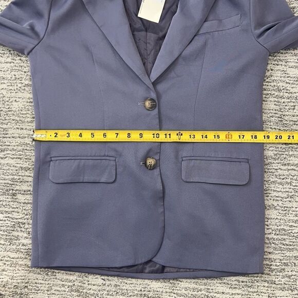 NWT SNDYS x Revolve Axel Blazer Blue Lavender XS - Picture 11 of 16